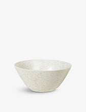 Nordic Vanilla stoneware bowl 25cm