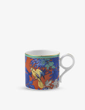 Wonderlust Golden Parrot china mug