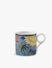Wonderlust Sapphire Garden bone china mug