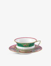 Wonderlust Pink Lotus teacup and saucer