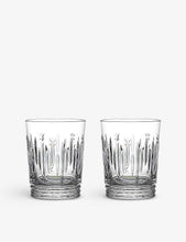 Winter Wonders Midnight Frost crystal-glass whiskey tumblers set of two