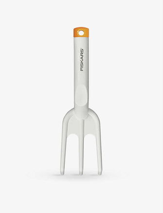 Logo-embossed reinforced-plastic garden fork 26.3cm