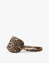 Kiku leopard graphic-print woven eyemask