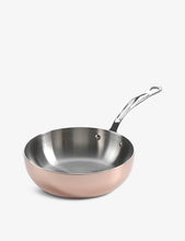 Copper Induction copper and stainless-steel saute pan 16cm