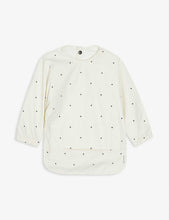 Merle polka-dot recycled-polyester cape bib