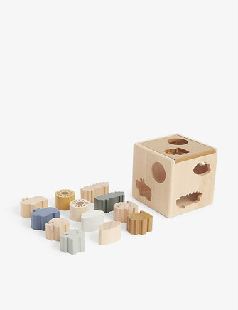 Gary beech wood puzzle cube