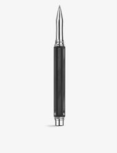 Varius Rubracer silver-plated brass and rubber rollerball pen