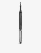 Varius Rubracer silver-plated brass and rubber rollerball pen