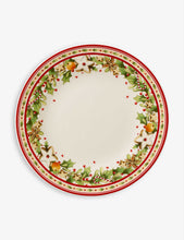 Winter Bakery Delight graphic-print porcelain salad plate 22.5cm