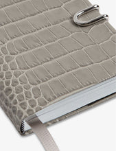 2022 Mara Premier day-per-page croc-embossed leather diary