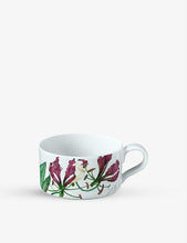 Avarua botanical-print porcelain tea cup 230ml