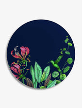 Avarua floral porcelain flat plate 27cm