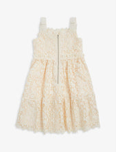 Azaelea floral-embroidered lace dress 4-12 years