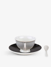 Lady Tarin Cerere striped teacup set