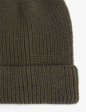 Porter ribbed wool beanie hat