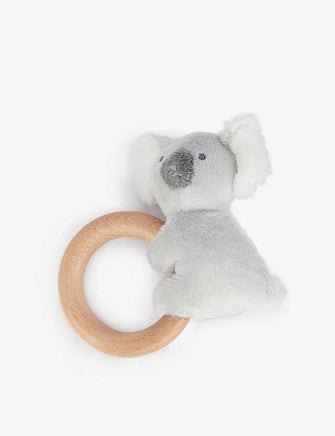 Kai Koala plush and wood rattle 25cm