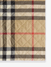 Vintage Check stretch-cotton cot duvet