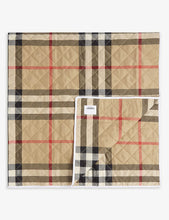 Vintage Check stretch-cotton cot duvet