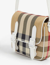 Jayde check cotton cross-body bag