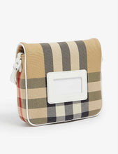 Jayde check cotton cross-body bag