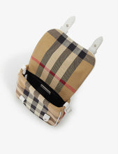 Jayde check cotton cross-body bag