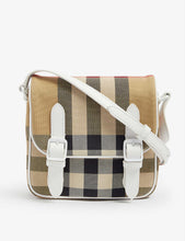 Jayde check cotton cross-body bag