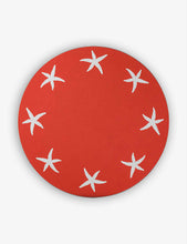 Star Fish gloss-finished wooden placemats set of four