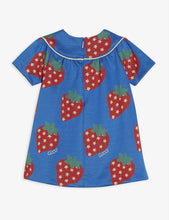 Strawberry-print stretch-jersey mini dress 9-36 months