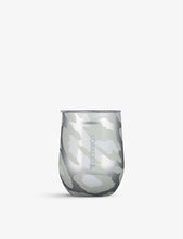 Stemless logo-print stainless-steel wine tumbler 355ml