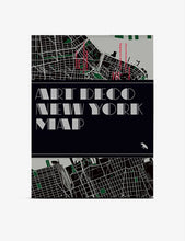 Art Deco New York map