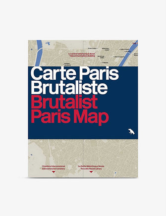 Brutalist Paris map