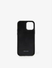 Rhinestone-embellished leather Iphone12 phone case
