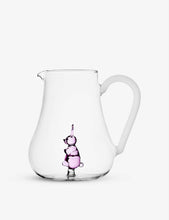 Animal Farm printed glass pitcher 20cm