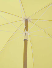 Luxe fringed cotton beach umbrella 170cm