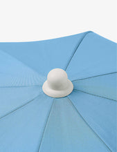 Classic logo-print woven beach umbrella 155cm