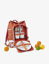 Luxe canvas picnic backpack