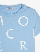 Monogram logo stretch-cotton T-shirt 3 months - 3 years