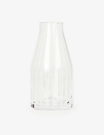 Row handmade glass carafe 13.5cm