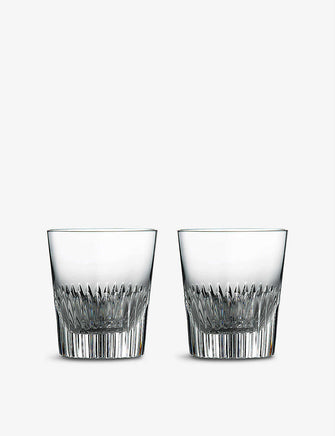 Calla crystal tumblers set of two