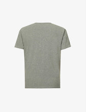 Logo-print round-neck stretch-cotton T-shirt