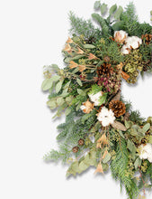 In the Woods mixed dried and fresh wreath