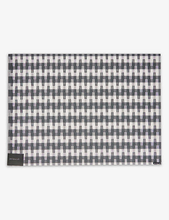 Tuxedo graphic-print woven placemat 36cm x 48cm