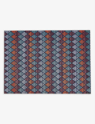 Gemstone graphic-print woven placemat 36cm x 48cm