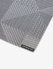 Tuxedo graphic-print woven placemat 48cm x 36cm