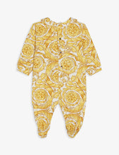 Barocco graphic-print stretch-cotton sleepsuit set 0-6 months