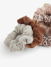 Leopard mini scrunchies pack of eight