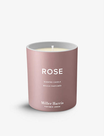 Rose natural wax scented candle 220g