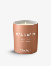 Mandarin natural wax scented candle 220g