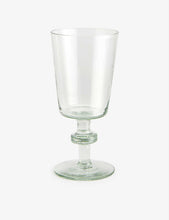 Avenell recycled-glass white wine glasses set of four