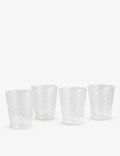 Rimini swirled glasses set of four